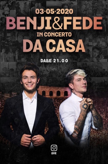 benji e fede - poster concerto