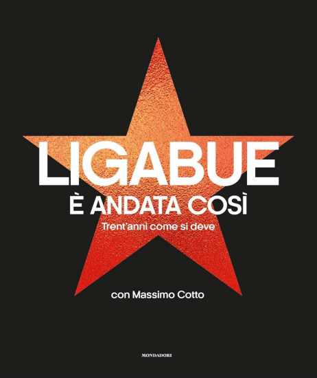 Copertina libro ligabue