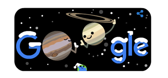 Google Doodle grande congiunzione