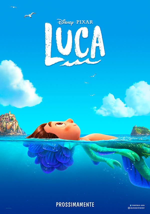 Luca teaser poster film Disney Pixar