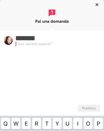 TikTok fammi una domanda 1