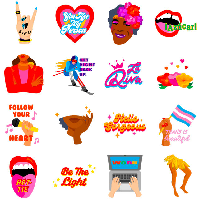 Sticker donne Facebook Instagram