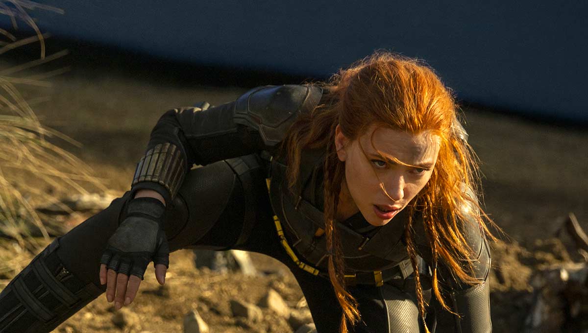 Scarlett Johansson nei panni di Natasha Romanoff in Black Widow