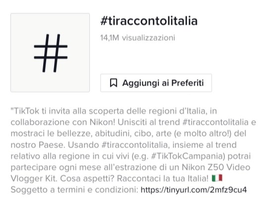 tiktok ti racconto l'italia