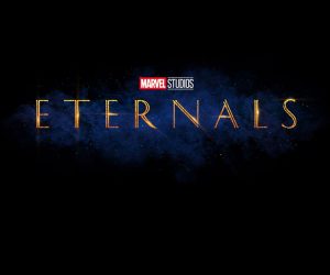 Eternals logo titolo film Marvel