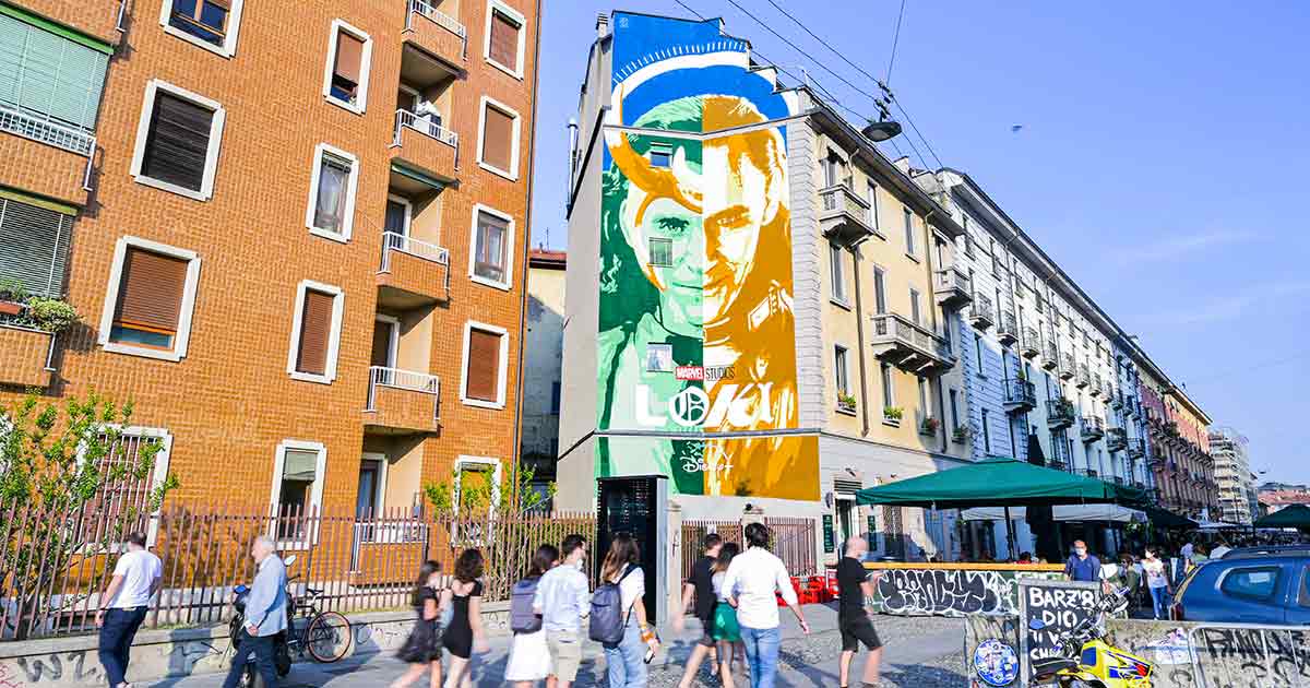 Loki Murales Lucamaleonte Via Casali Milano