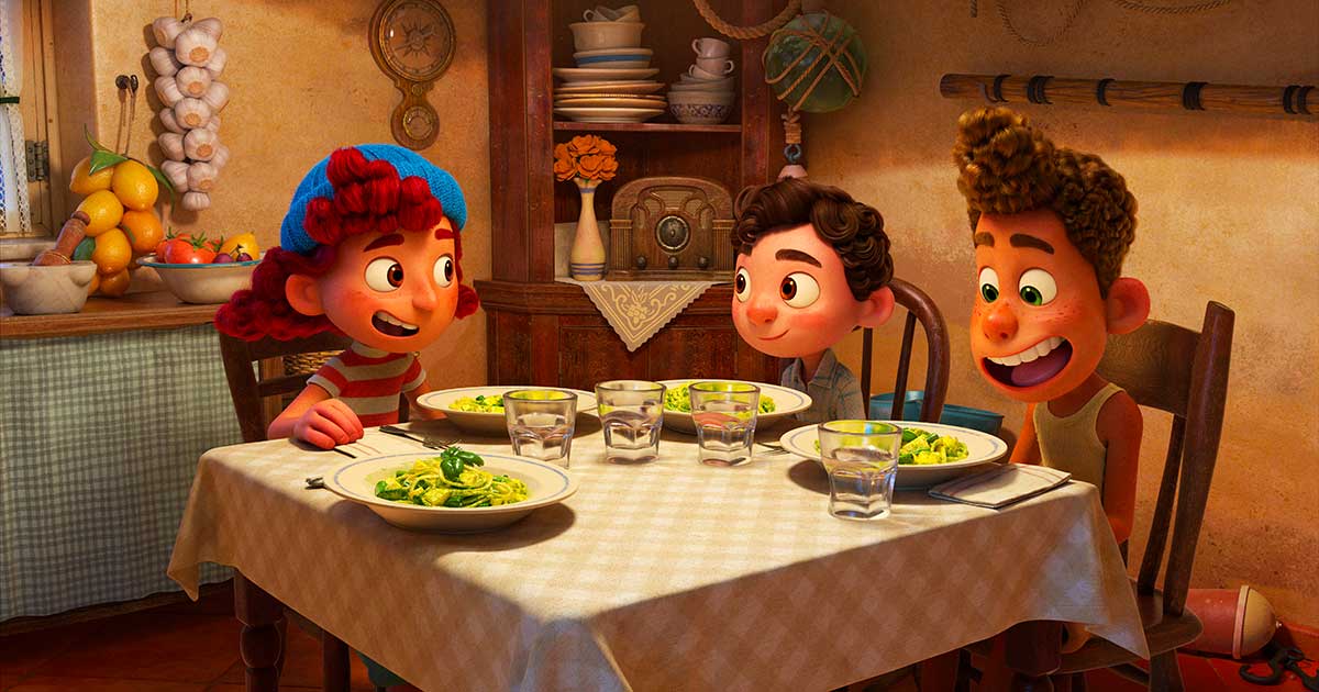 Luca foto film animazione Disney Pixar