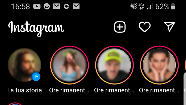 Instagram tempo rimanente storie
