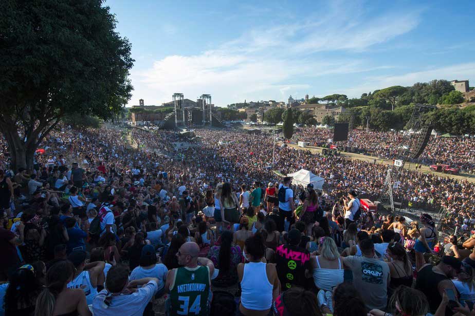 Foto Ultimo concerto Roma Circo Massimo 17 luglio 2022