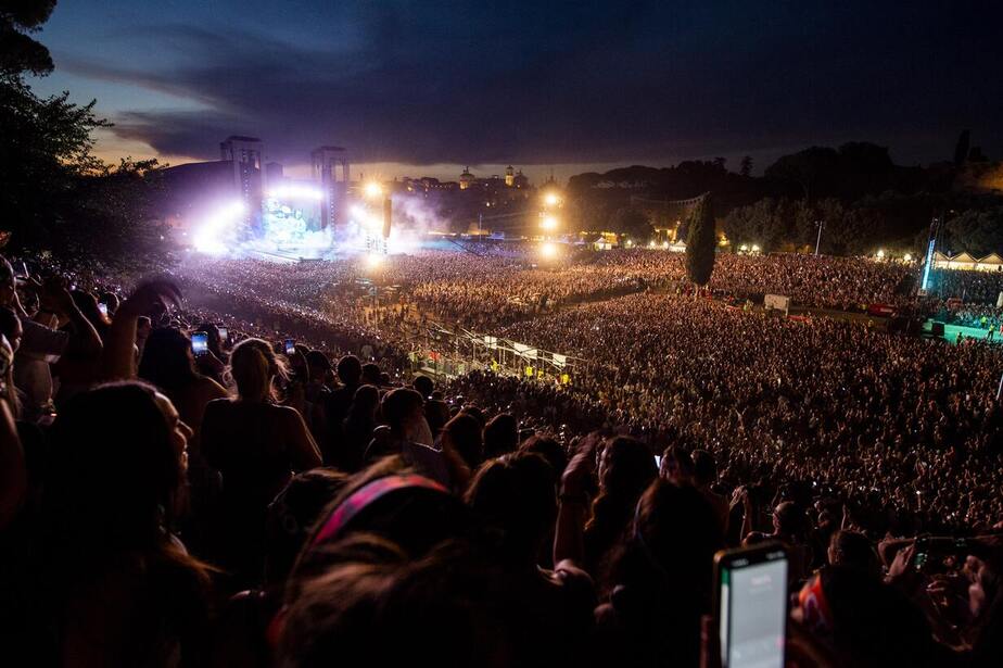 Foto Ultimo concerto Roma Circo Massimo 17 luglio 2022