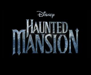 The Haunted Mansion logo titolo film