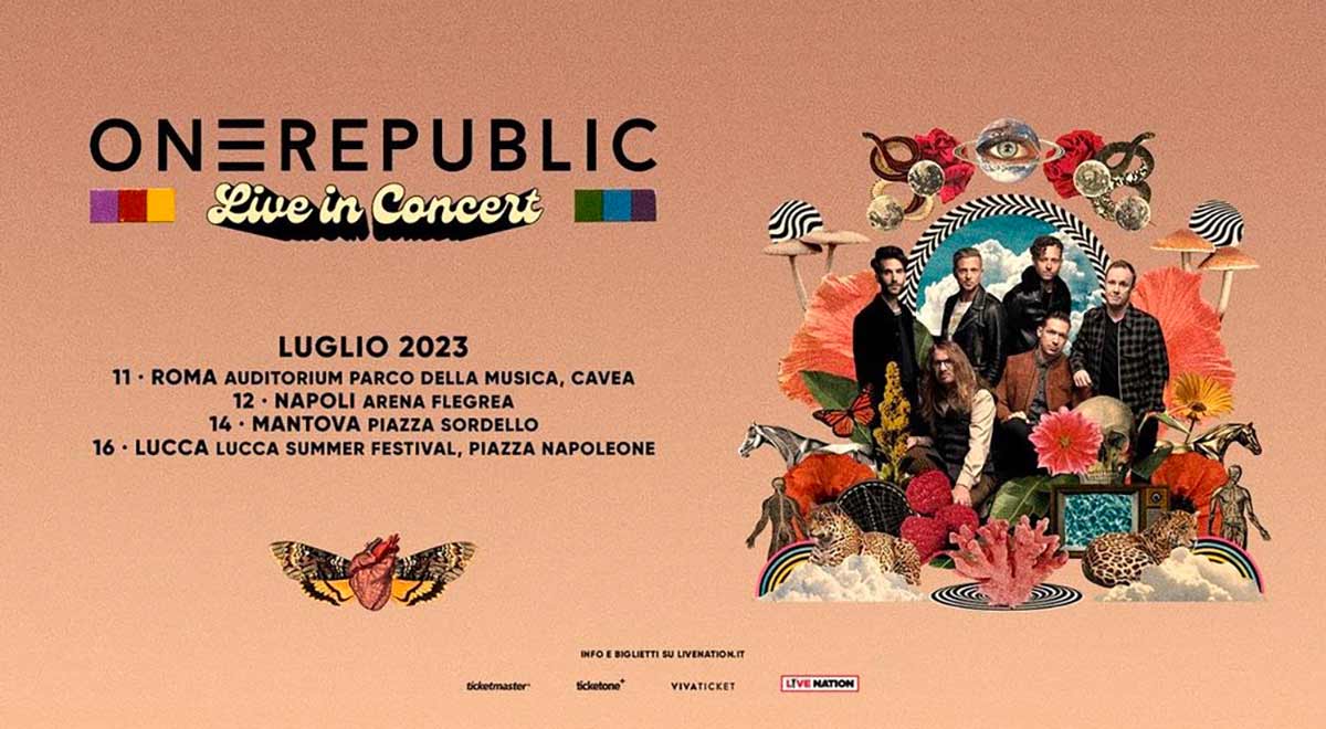 onerepublic tour 2024 italia