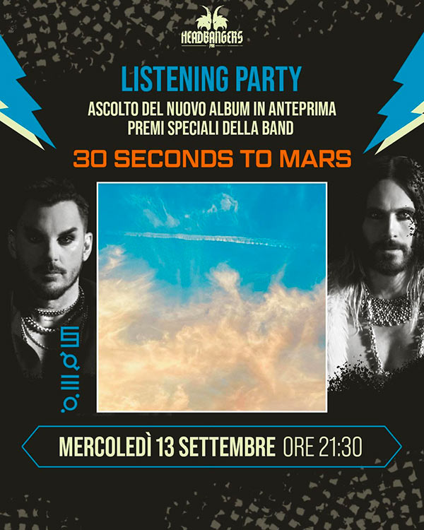 Listening Party Thirty Seconds To Mars Milano 2023