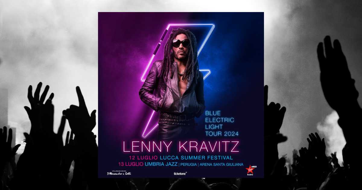 Lenny Kravitz al Lucca Summer Festival 2024