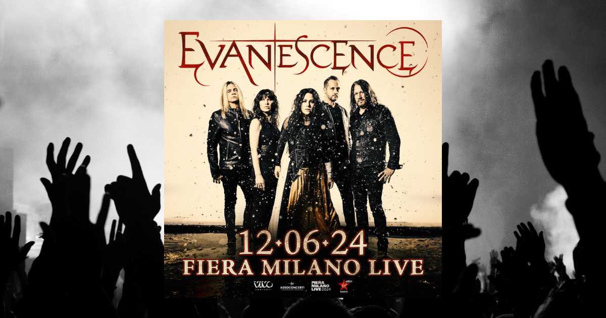Biglietti concerto Evanescence a Milano, 12 giugno 2024