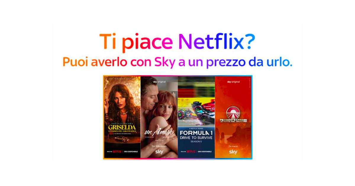 Sky TV + Netflix le promo irresistibili di febbraio 2024