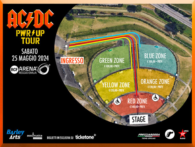 Mappa ACDC Campovolo