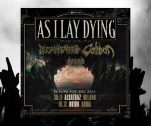 As I Lay Dying Tour 2024 Italia