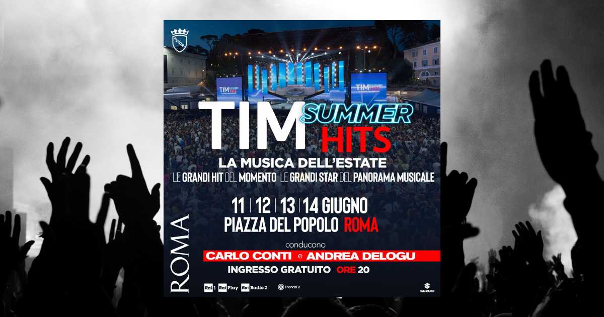 Tim Summer Hits 2024 scaletta, artisti e diretta TV