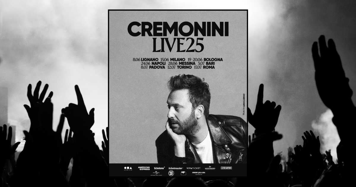 Biglietti Cesare Cremonini Bari Stadio Della Vittoria 26 Giugno Biglietti concerto Cesare Cremonini Tour negli Stadi 2025: città e date