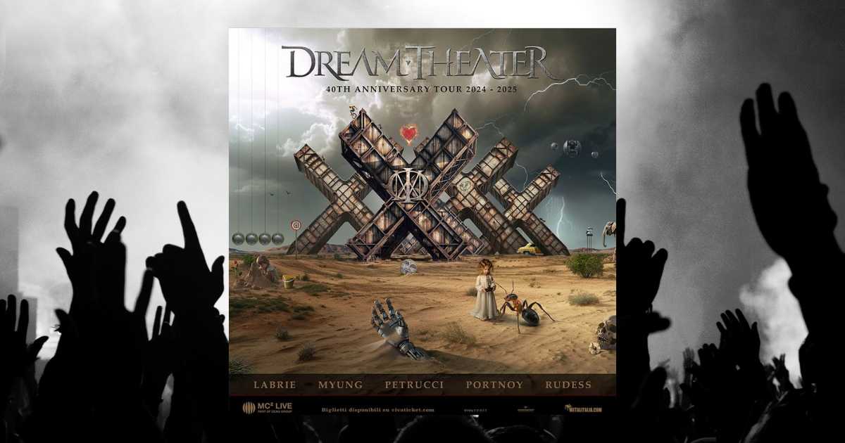 Biglietti concerti Dream Theater in Italia 2025 40th Anniversary Tour