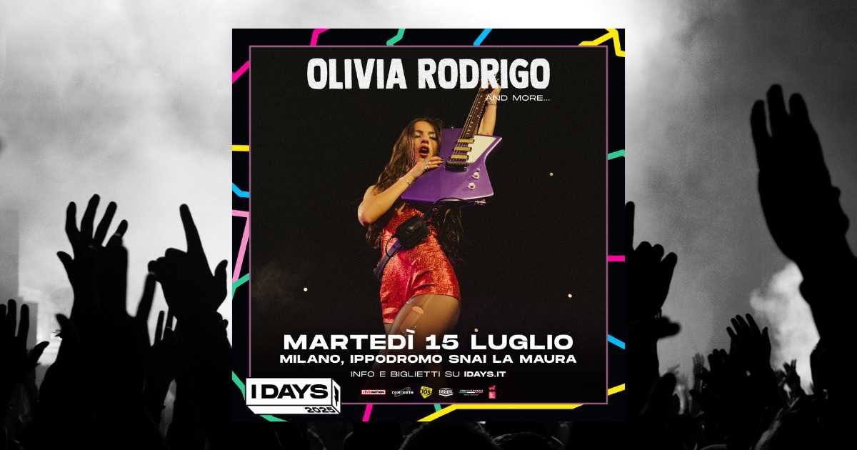 Olivia Rodrigo Milano I-Days 2025