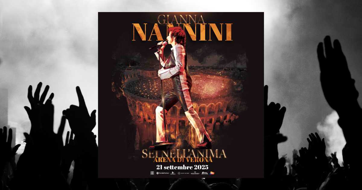Biglietti concerto Gianna Nannini Verona, Arena 21 settembre 2025