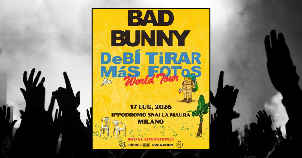 Bad Bunny Italia 2026 concerto Milano