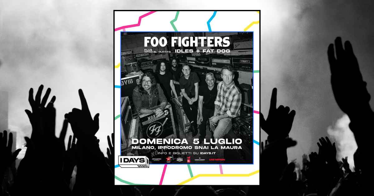 Foo Fighters Milano I-Days 2026