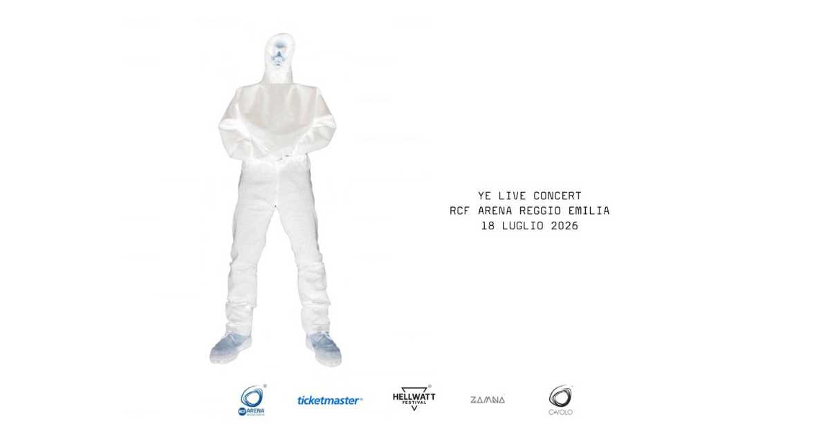 YE Kanye West RCF Arena Reggio Emilia 2026