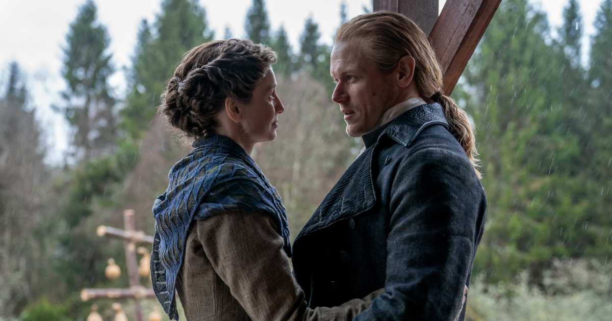 Outlander 8 stagione finale Jamie Fraser (Sam Heughan) e Claire Fraser (Caitríona Balfe) a Fraser’s Ridge (2026)