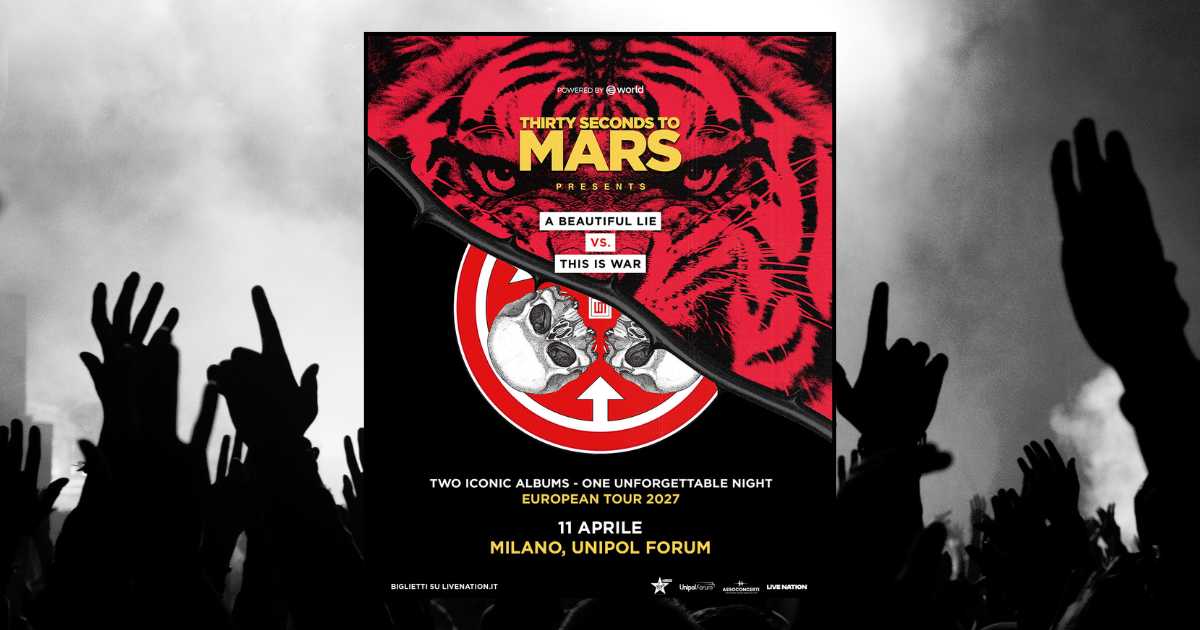 Thirty Seconds To Mars Milano 2027 concerto