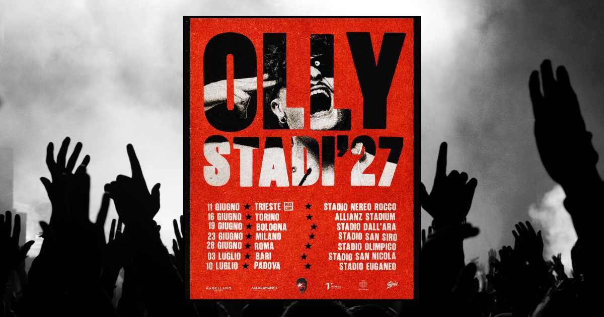 Olly concerti 2027 Stadi biglietti prezzi