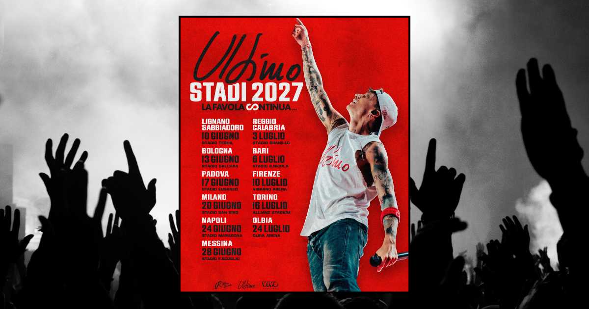 Ultimo concerti Stadi 2027 date biglietti